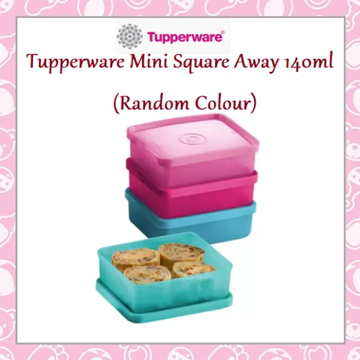 Tupperware Mini Square Away 140ml (1) - Random Colour