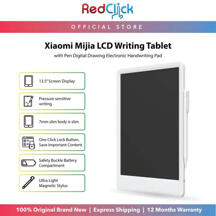 Xiaomi Mi LCD Writing Tablet 13.5&quot; /XMXHB02WC No Blu-Ray Display Pressure Sensitive Writing With Magnetic Stylus Pen Original Xiaomi Product | Lazada
