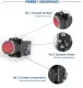 22mm XB2 Illuminated push button switch with LED, GREEN RED. 