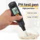 Digital Food PH Meter 0.00-14.00pH Temperature Dough Soil PH Tester Meat Cheese Bread Fruit Water Acidity Analyzer LCD Backlight. 