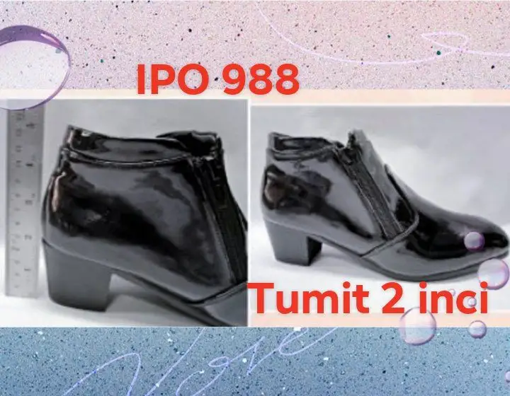 KASUT GD WANITA KASUT KILAT PEREMPUAN LADIES SHOES JENAMA ITALIAN POLO988  READY STOCK 100% BUATAN MALAYSIA DIRECT FROM FACTORY MATERIAL PU LEATHER,  