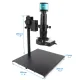 YIZHAN Digital Microscope 4K 48MP HDMI USB 60FPS Microscope Camera+130X 150X 180X Lens + Foldable Bracket for mobile phone repair PCB See the jewelry work. 