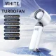 100 levels of wind speed adjustment handheld fan 4-core ice-sensing motor turbo fan Battery/LED digital display kipas mini fan rechargeable Type-C Fast charging Deep noise reduction Wide-angle 360° air outlet Rapidly cool down to 0° in 1 second 手持小风扇. 