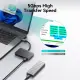 Yottamaster USB Type C 7 In 1 Hub USB-C to 4K HDMI/VGA/Card Reader/Audio/100W PD Adapter. 