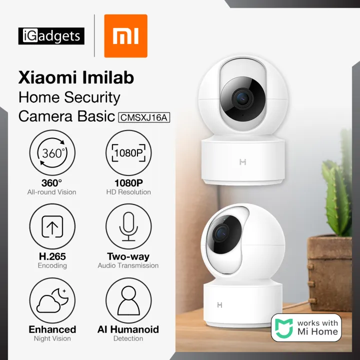 XIAOMI Xiaobai CMSXJ16A Mijia APP Smart IP CCTV Camera 1080P 360° Night  Version - GLOBAL VERSION | Lazada