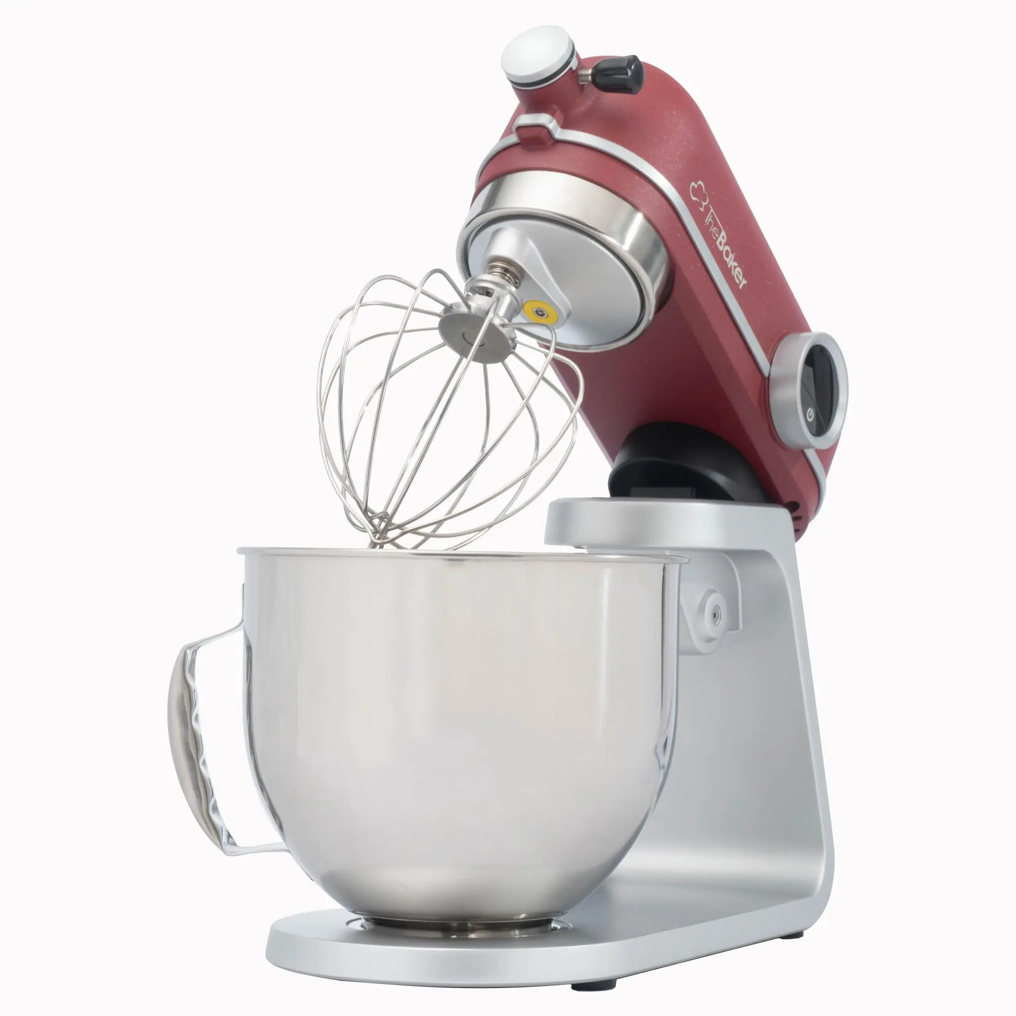 THE BAKER Stand Mixer 5 Artisan Red 800W DC Motor Silent Heavy Duty