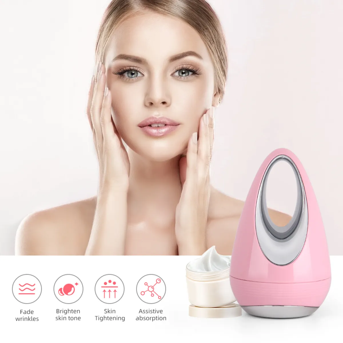 Mini Microcurrent Face Lifting Device Facial Massager Lontophoresis Skin  Tightening Skin Rejuvenation Wrinkle Removal | Lazada