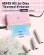 Phomemo M04S Portable Inkless Printer- Bluetooth Thermal Printer Sticker Printer, Support 2/3/4 inch Printing Width, 300dpi, Compatible with iOS+Android, Ideal for Documents, Notes, Label, Sticker. 