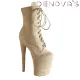 Denova's Women Suede Very High Heel Big Size Pole Dancing Ankle Show Boot. 