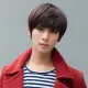 Men's wig Korean short hair fashion cos fluffy wig set popular on Taobao. 