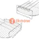 I know 2PCS Air Fryer Rack Set Creative Steaming Rack Double-layer Rack with Skewers. 
