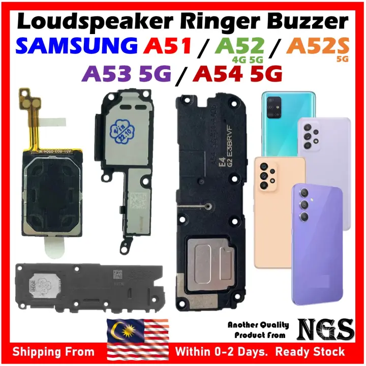 Full Set Loud Speaker Loudspeaker Ringer Buzzer Module For SAMSUNG Galaxy A51 / A52 / A52S / A53 5G / A72 5G / A54 5G