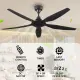 NSB Ceiling Fan FD693 54'' DC Motor 5 ABS Blade Remote Control 9+9 Speed Timer Kipas Siling Syiling Cooling 风扇. 