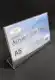 Acrylic Display / Leaflet Holder L A5 (L-Shape -Horizontal) / Brochure Leaflet Catalog QR Code Menu Stand CounterStand - (S206-A5H) - 210mm x 148mm. 