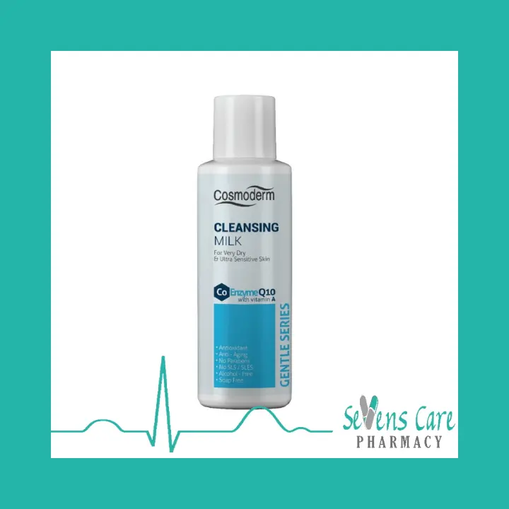 Cosmoderm Cleansing Milk With Coq10 Vit A 100ml Lazada