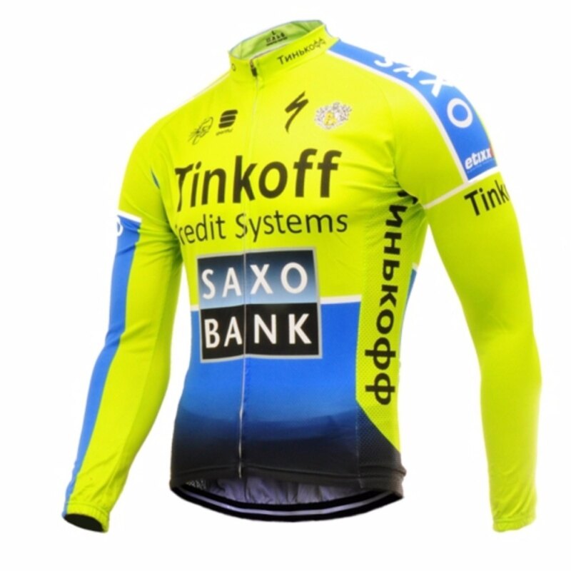 Hàng có sẵn áo thi đấu đạp xe dài tay tinkoff saxo-áo thi đấu xuống dốc đua xe mới jt941 áo thi đấu đạp xe quần áo xe máy xe đạp leo núi áo thi đấu ngoài trời đạp xe/quần/bộ