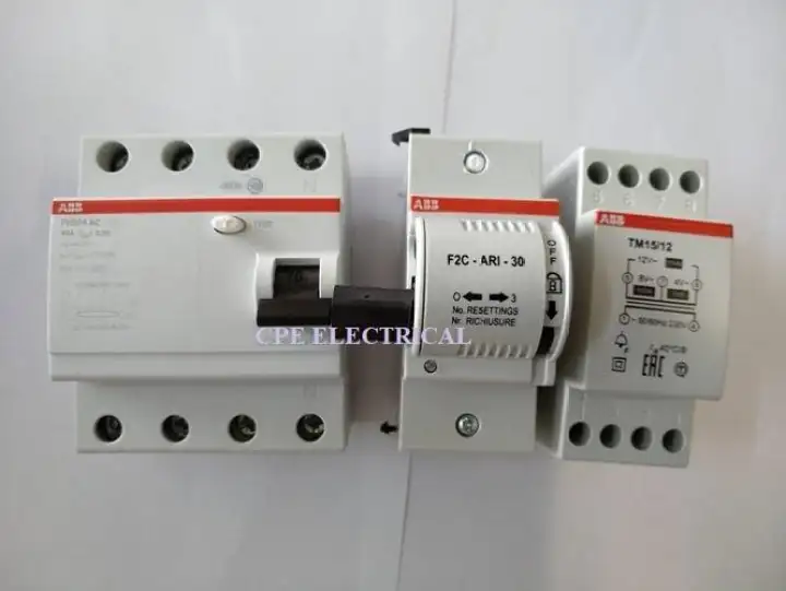 Abb 63a 4p 300ma Rccb Elcb Auto Remote Reclosing Lazada