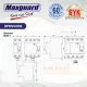 SYK Maxguard Residual Current Operated Circuit Breakers ELCB RCCB 2 Pole 4 Pole ML63 ML100 25A 40A 63A 100A. 