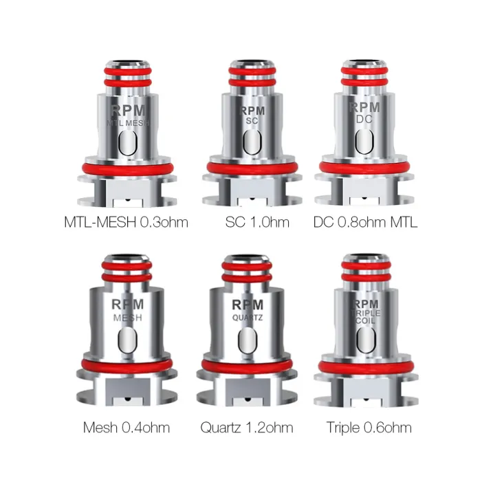 Replacement Occ Original Smok Rpm Nord Replacement Coils Occ Rpm Nord Smok Mesh Mtl Triplecoil 5pcs Pod Lazada