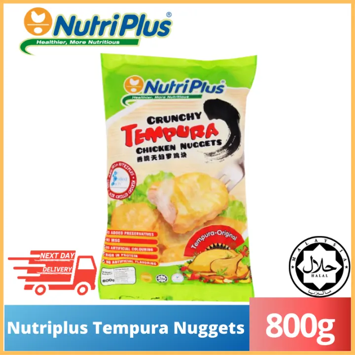 NutriPlus Tempura Chicken Nuggets / Ayam Nuget (800g)