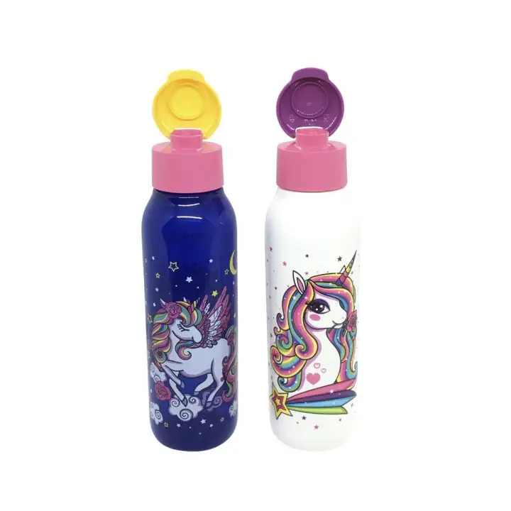Tupperware Unicorn Round Eco Bottle (2pcs)/ Unicorn Collection Set (4pcs) & Snack Box