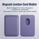 CrashStar Official With Logo MagSafe Leather Card Wallet Magnetic Card Holder Card Bag Card Slot Phone Case MagSafe Accessories Top Seller. 