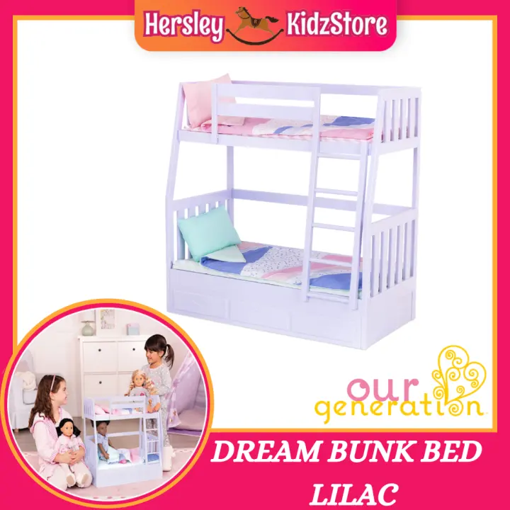 Generation Dream Bunk Bed Lilac Lazada, Our Generation Bunk Bed