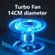 【Local stock】llano V12 Laptop Cooler Powerful Turbo-Fan RGB Blower-style Cooling Pad with Infinitely Variable Speed 3 USB ports for Rapid Cooling Gaming Laptop, For 15.6-21inch. 