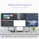 Wavlink USB 3.0 to Dual HDMI Graphics Adapter USB to Type-C to Dual HDMI Converter Max 4K (3840x2160) display output with Type-A/C input and dual HDMI port output, supports Windows 7/8/8.1/10, Mac OS 10.10x or above, Chrome.. 