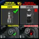 COLIGHT 40000LM H4 H7 Led Mini Projector Lens H8 H11 Canbus 9005 HB3 9006 HB4 9012 Hir2 Car Headlight Bulbs 100W Lamp 12V 24V 6000K with Canbus For Car Motorcycel. 