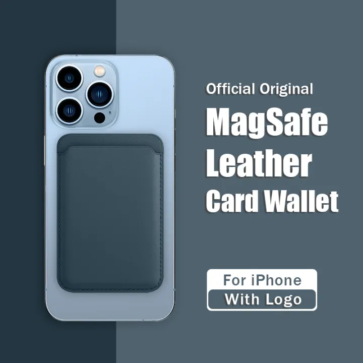CrashStar Official With Logo MagSafe Leather Card Wallet Magnetic Card Holder Card Bag Card Slot Phone Case MagSafe Accessories Top Seller