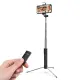Blitzwolf BW-BS8 3 in 1 bluetooth Selfie Stick with tripod Extendable Bluetooth Tripod Selfie Stick With LED Fill Light For Phone Sport Camera  Design Multi-angle Rotation Removable and Rechargeable Remoter. 