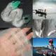 1.2x30m Clear Permium Green White Net Fish Fishing Gill Trap Monofilament Mesh + Float -. 