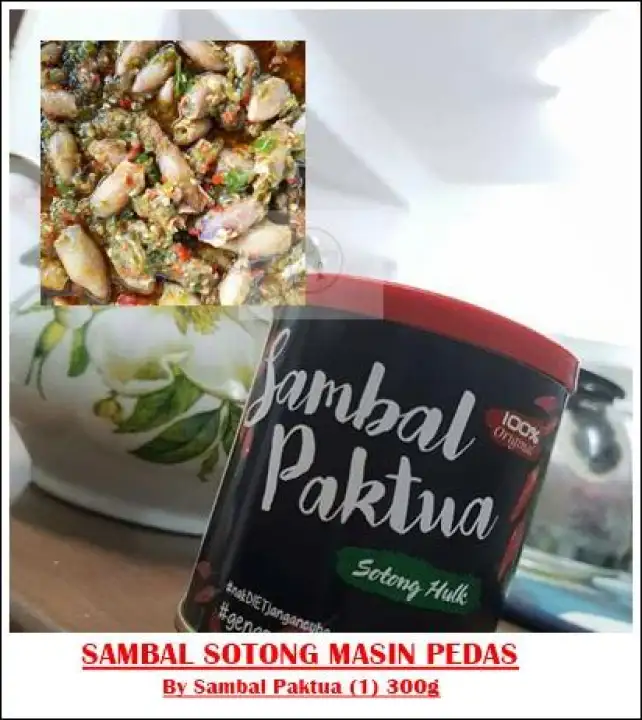 SAMBAL SOTONG MASIN PEDAS By Sambal Paktua (1) 300g