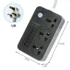 Power Strip 3 Universal Socket with 6 USB Output 2m USB Power Strip Socket Uk Extension Plug (Jalur Kuasa 3 Soket dengan 6 Output USB)通用插座. 