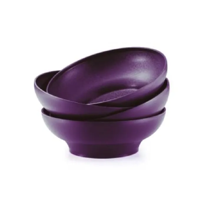 Tupperware Purple Royale Bowls (4) 600ml