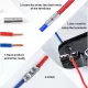 50Pcs/lot Butt Wire Connector AWG 22-8 Pure Copper Tinned Splice Crimp Terminal Sleeve Bare Terminals Crimping Connectors. 