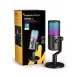 MAONO DM30 RGB / DM30RGB PROGRAMMABLE USB GAMING CONDENSER MICROPHONE WITH CONTROLLABLE RGB LIGHTING, CARDIOID PATTERN AND ADJUSTABLE WITH MAONO LINK. 