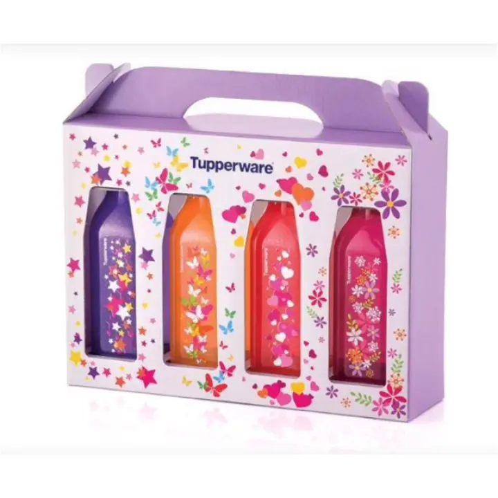 [Free Gift] Tupperware Sparkle Square Eco Bottle 500ml (4)