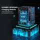 PISEN 65W Gallium Nitride Charger Rubik's Cube Socket Suitable for Huawei Mobile Tablet Fast Charge iPhone 14 One Turn Three Four Vertical Porous USB Interface Multi-purpose Smart Bedside Multi-function. 