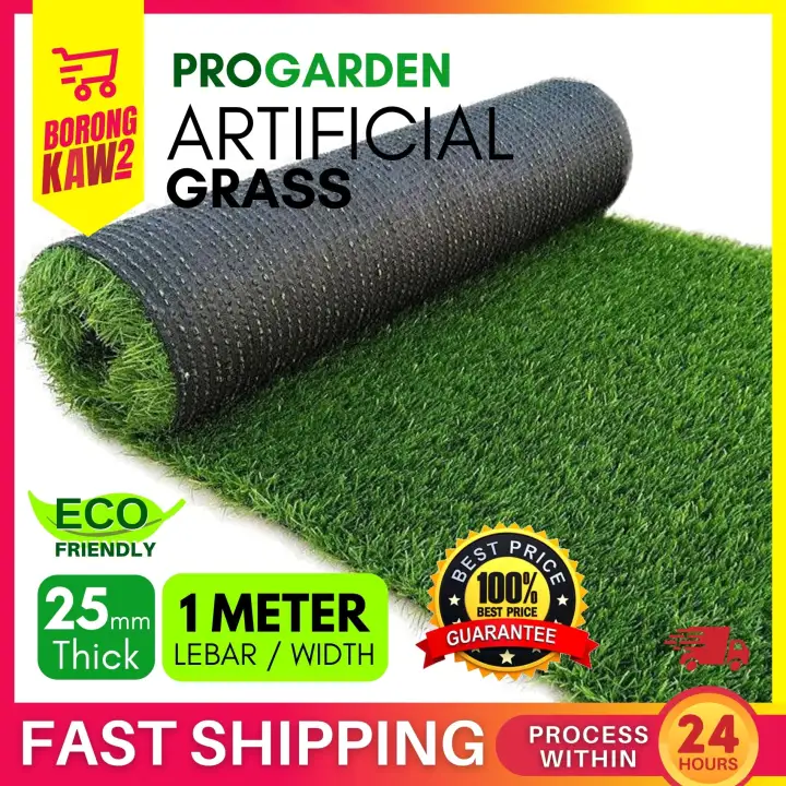 25MM / 30MM Light Duty Artificial Grass Fake Synthetic Karpet 