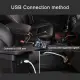 Proton Saga BLM FLX FL Armrest Arm Rest Premium Adjustable Double Layer 7USB / 4USB ( Black / Red Stitching ). 