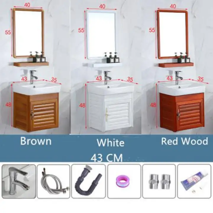 Aluminum Simple Bathroom Cabinets, Vanity Bathroom Cabinet Combo
