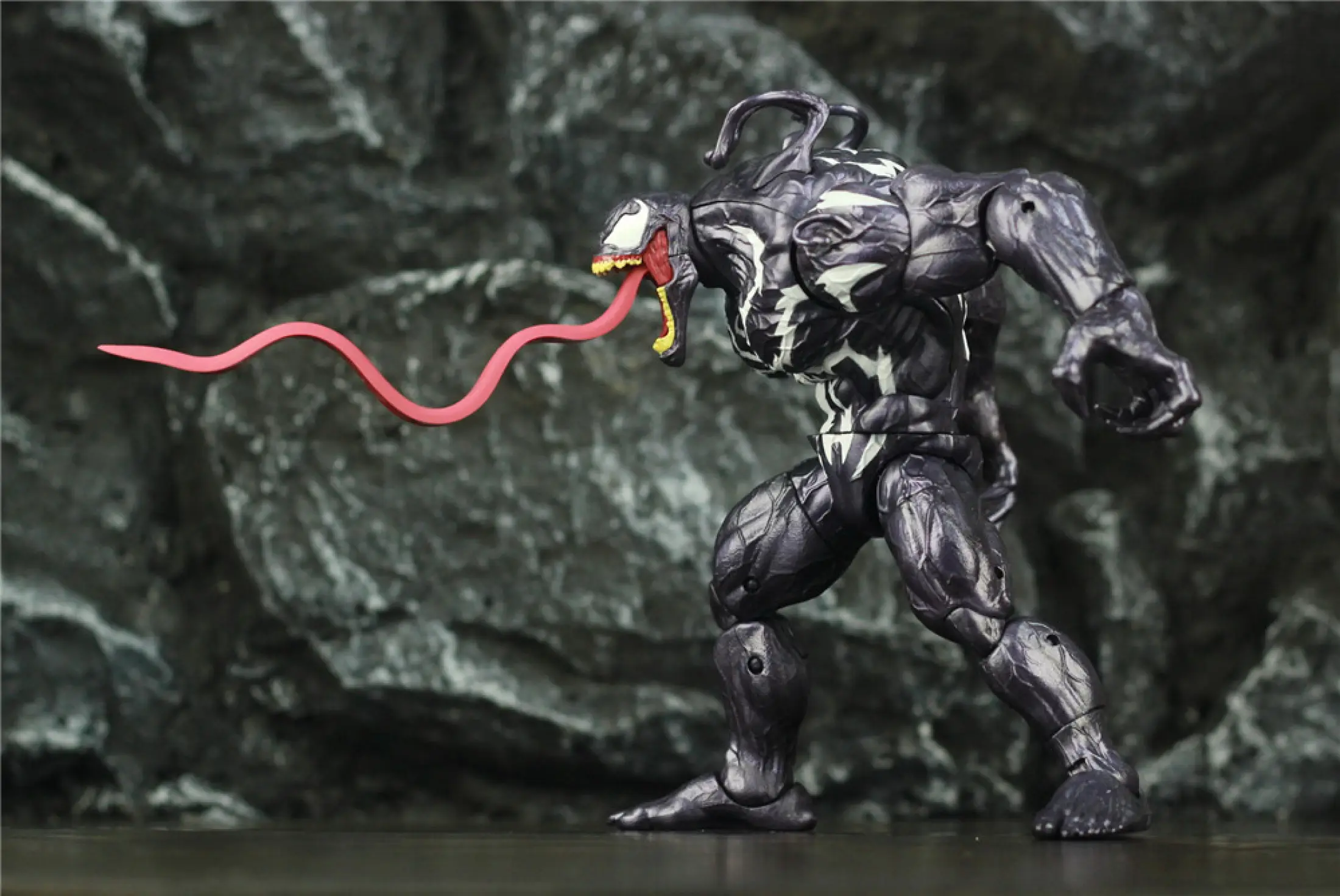 Venom 8" Action Figure 20 cm Amazing Spider Man Marvel Legends BAF Long Tongue H Venom 8" Action Figure 20 cm Amazing Spider Man Marvel Legends BAF Long Tongue H