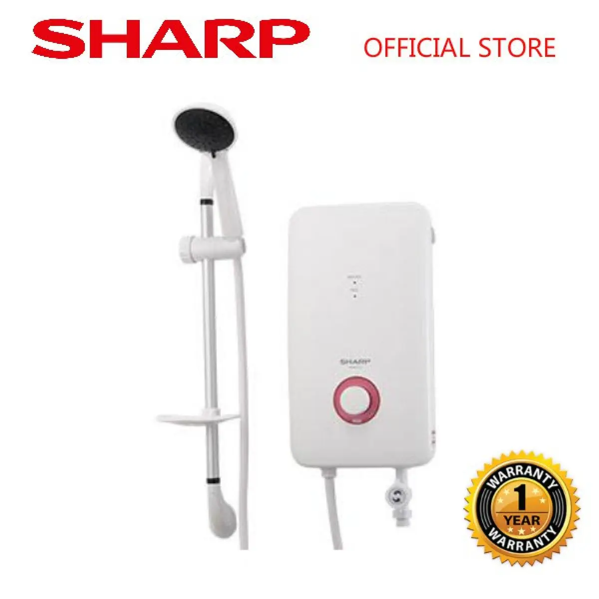 Sharp Whn115sr Water Heater 5 In 1 Shower Head Non Pump Lazada