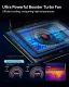 【Local stock】llano V12 Laptop Cooler Powerful Turbo-Fan RGB Blower-style Cooling Pad with Infinitely Variable Speed 3 USB ports for Rapid Cooling Gaming Laptop, For 15.6-21inch. 