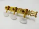 Takamine TGP0551NG Original Tuning Machine Heads Gold Die-Cast with Pearloid Buttons for Classical Guitar (1 Set of 2 pcs). 