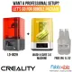 Creality 3D LD-002H Resin 3D Printer- Monochrome LCD x3 Faster with 2K Resolution. 