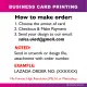 DIGITAL FAST PRINT | BUSINESS CARD PRINTING | NAME CRAD PRINTING | 印刷名片 | NO DESIGN, ONLY PRINTING |. 