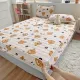Waterproof Bedsheet Thicken Fitted Sheet Queen Size Mattress Cover Premium Quality Bed Sheet Single Queen King Size. 